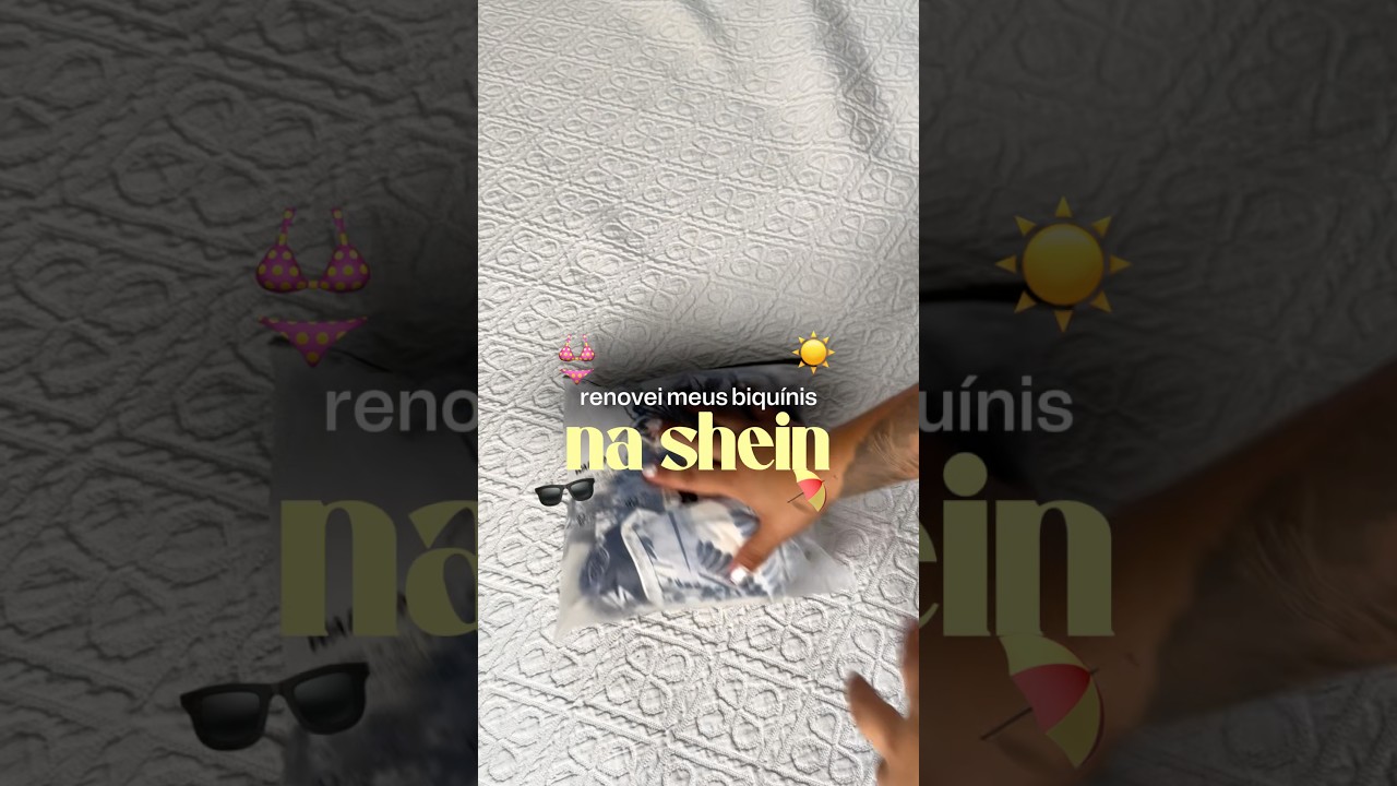 Renovei meus biquínis na SHEIN