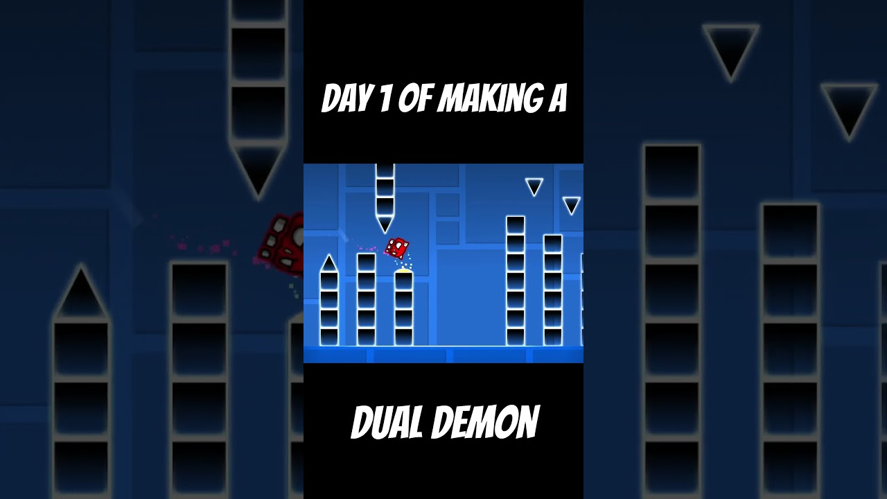 Day 1 Of Making An Extreme Demon In Geometry Dash 