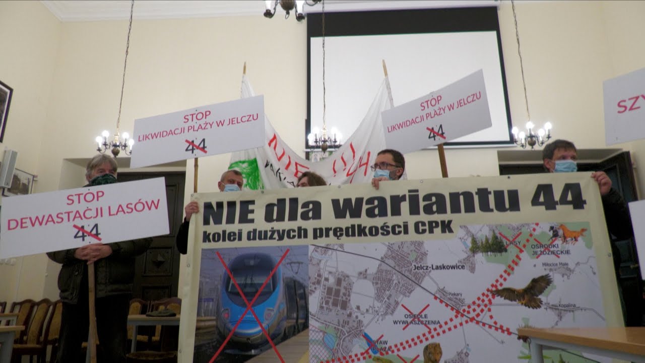 Jelcz-Laskowice: Ma powstać Kolej Dużych Prędkości. Mieszkańcy protestują