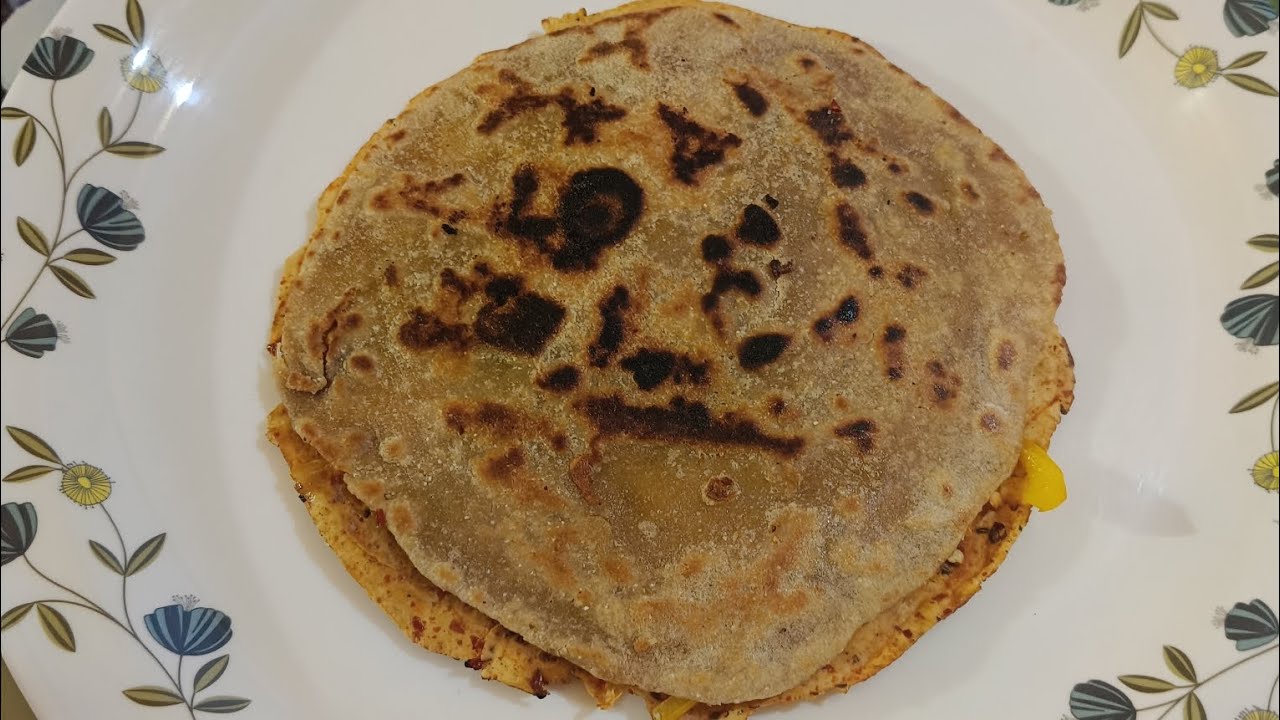 पापड़ वेज पराठा