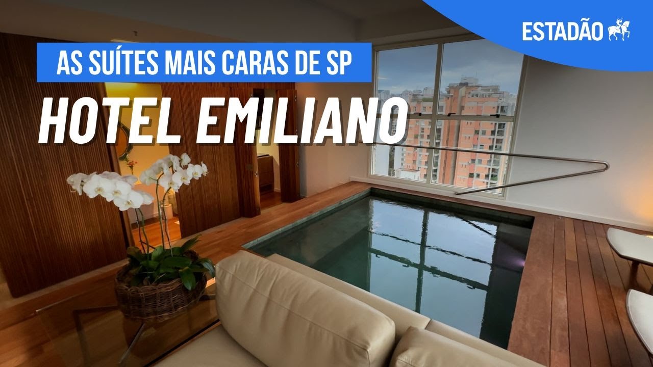 Um quarto com PISCINA e acesso ao heliponto: visitamos o 'Cubo' do Emiliano | SUÍTES SUPERLUXO #2