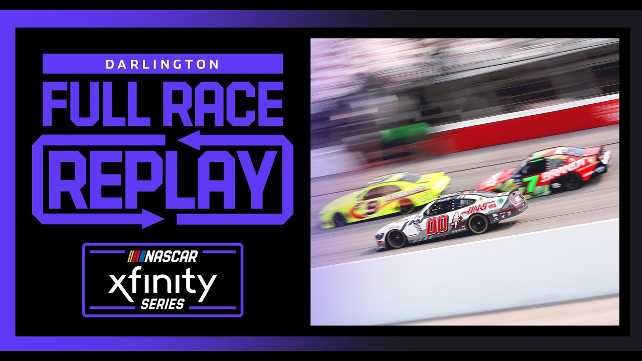 NASCAR Xfinity Series Sport Clips Haircuts VFW Help A Hero 200 | Darlington Raceway | Full Replay