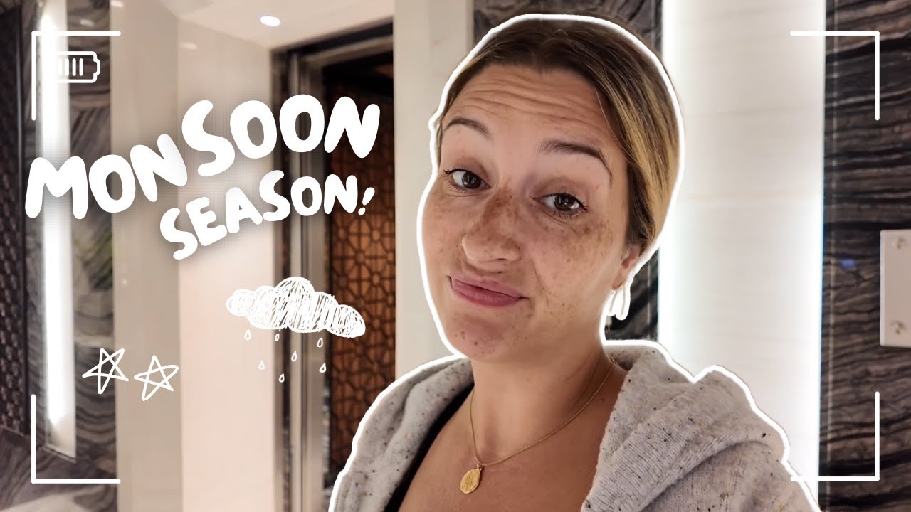 Experiencing our first monsoon in India!