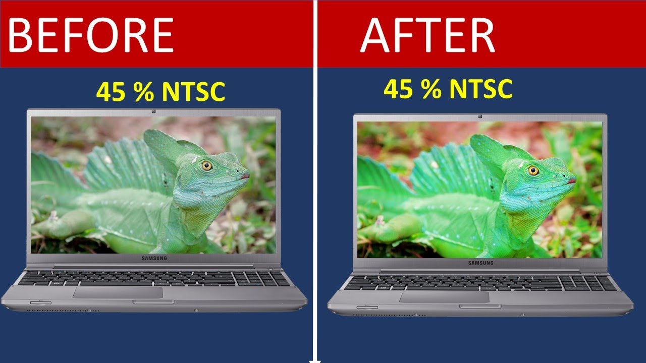 Make 45% NTSC Display Look Like 72% NTSC - Best Display Settings