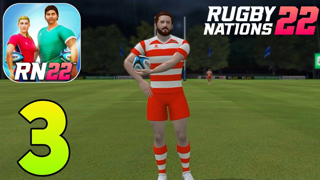 Rugby Nations 22 - Gameplay Walkthrough Part 3 - Match 2 (Android, iOS)