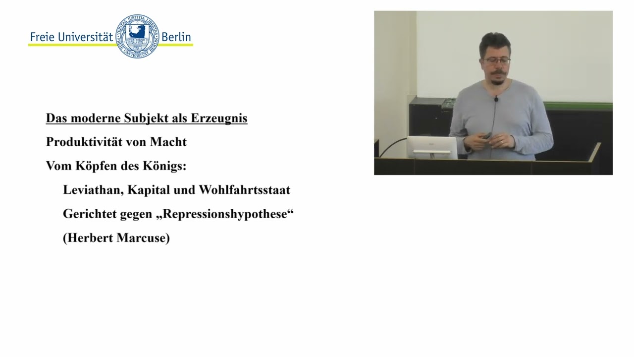 Der Poststrukturalismus: Michel Foucault 3 | Vorlesung 13 Moderne politische Theorie | Prof. Ladwig