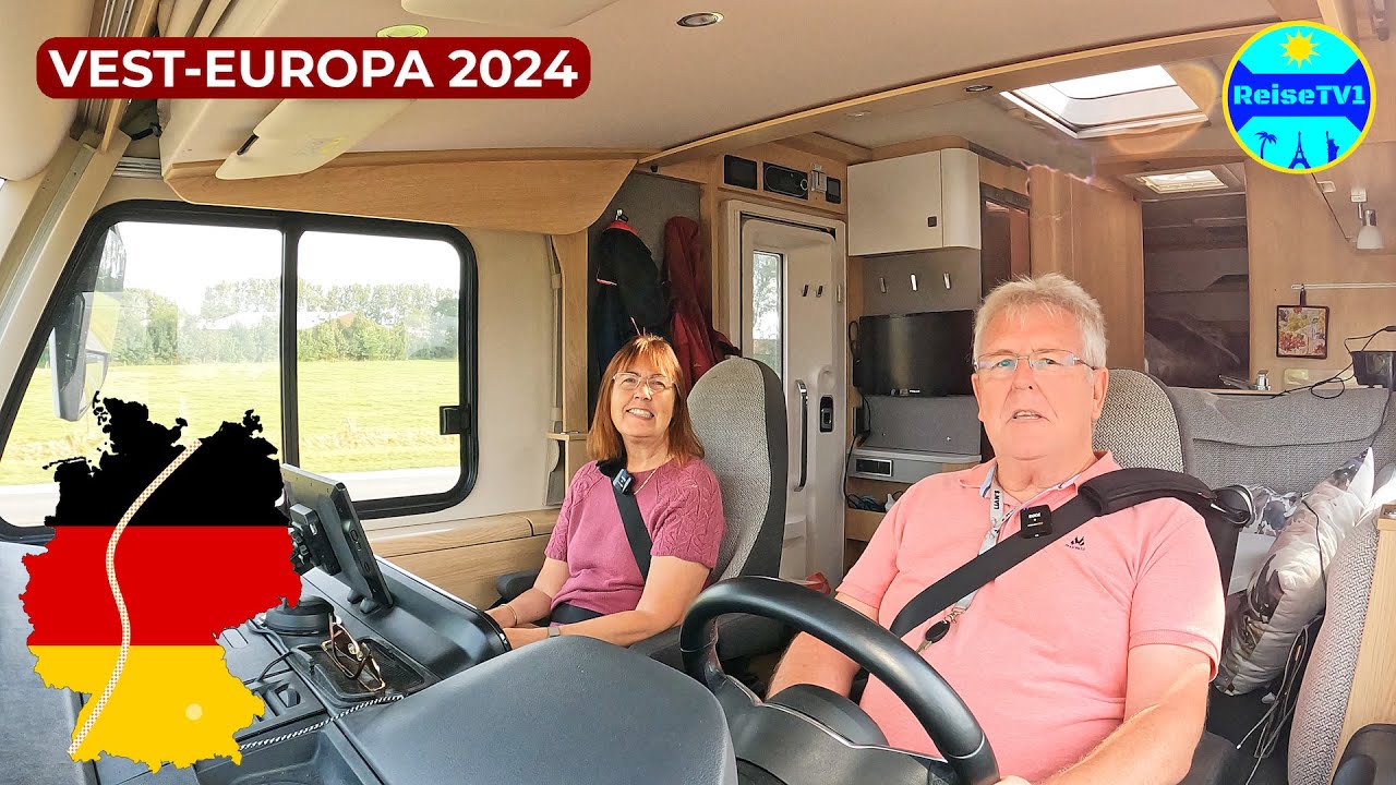 TYSKLAND fra sør til nord, gjennom SVERIGE til NORGE.  || Med BOBIL i VEST-EUROPA 2024 [Del 7]