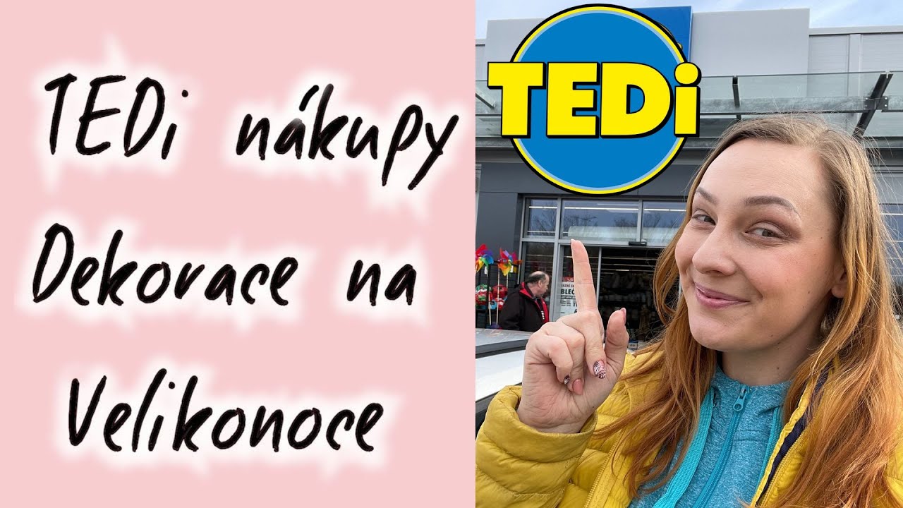 Pojďte se mnou NAKUPOVAT! Velikonoční dekorace z obchodu TEDi