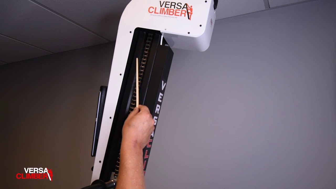 How to lubricate rollers and slides on a versaclimber LX, SM and TS