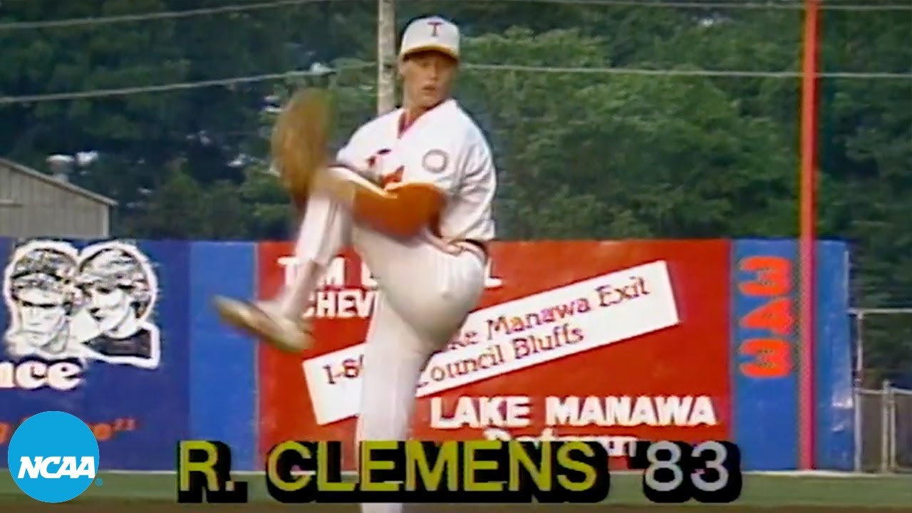 Roger Clemens pitches 1983 College World Series clincher