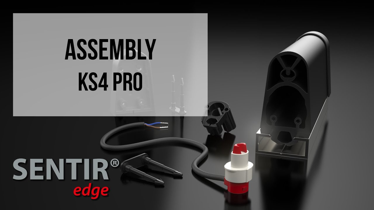 How to assemble a SENTIR edge safety contact edge | KS4 PRO
