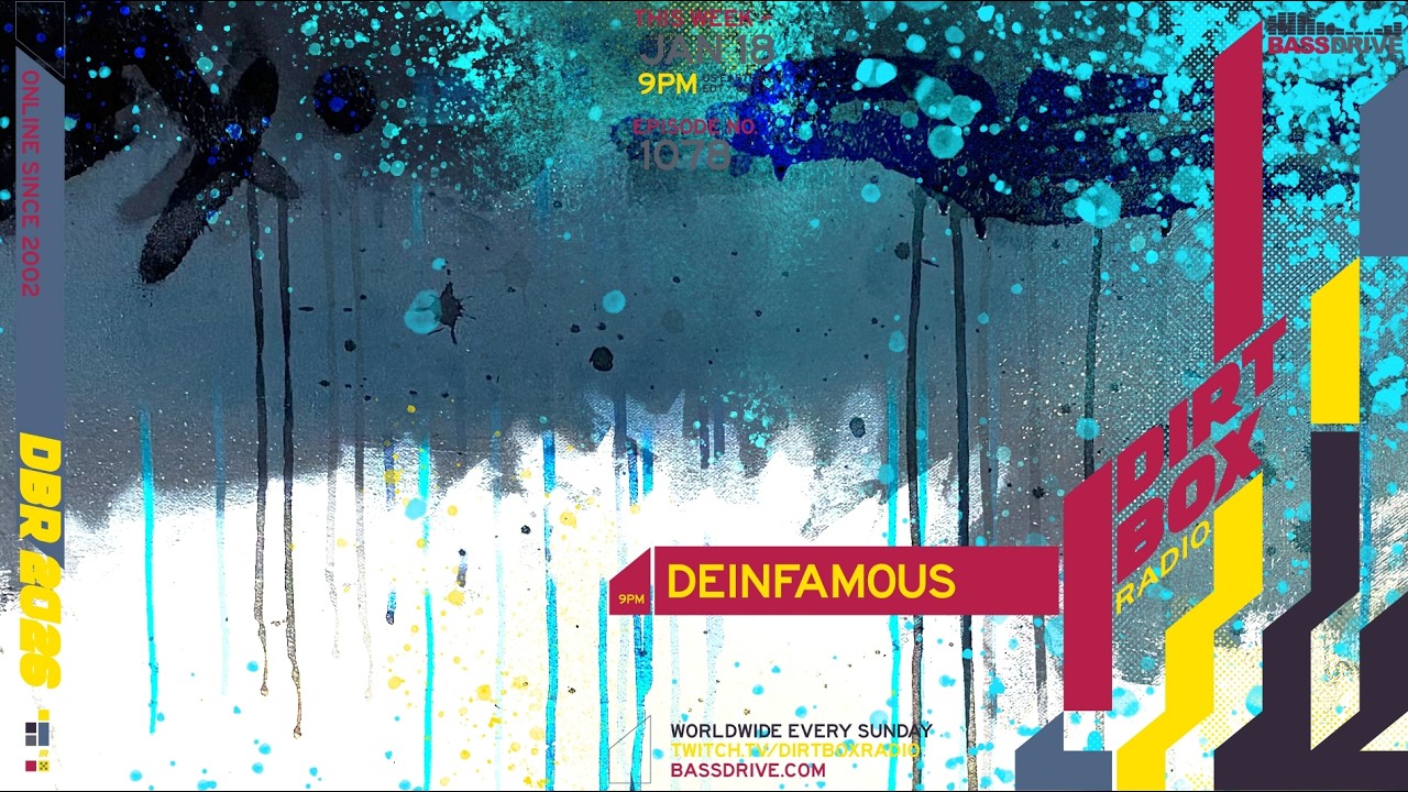 Dirtbox Radio #1078: Deinfamous - 2026/01/18 - Drum-Heavy Drum & Bass Fire!
