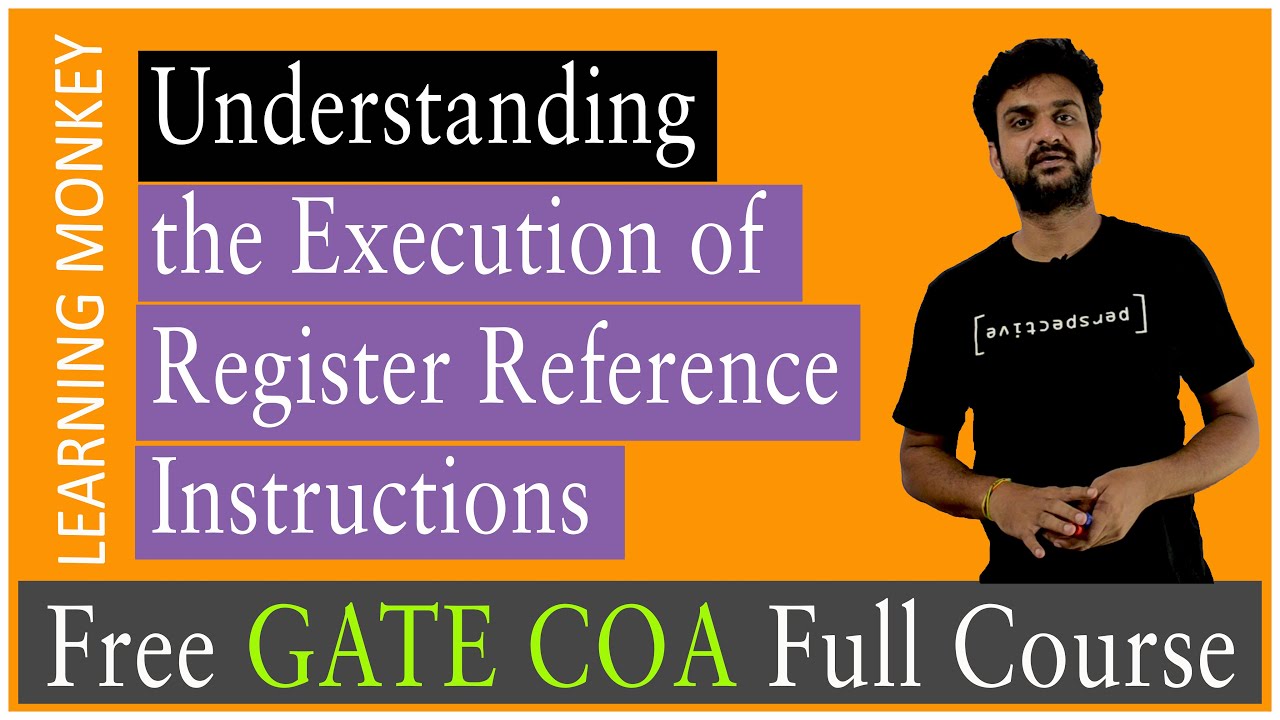 Understanding the Execution of Register Reference Instructions || Lesson 26 || Computer Organization
