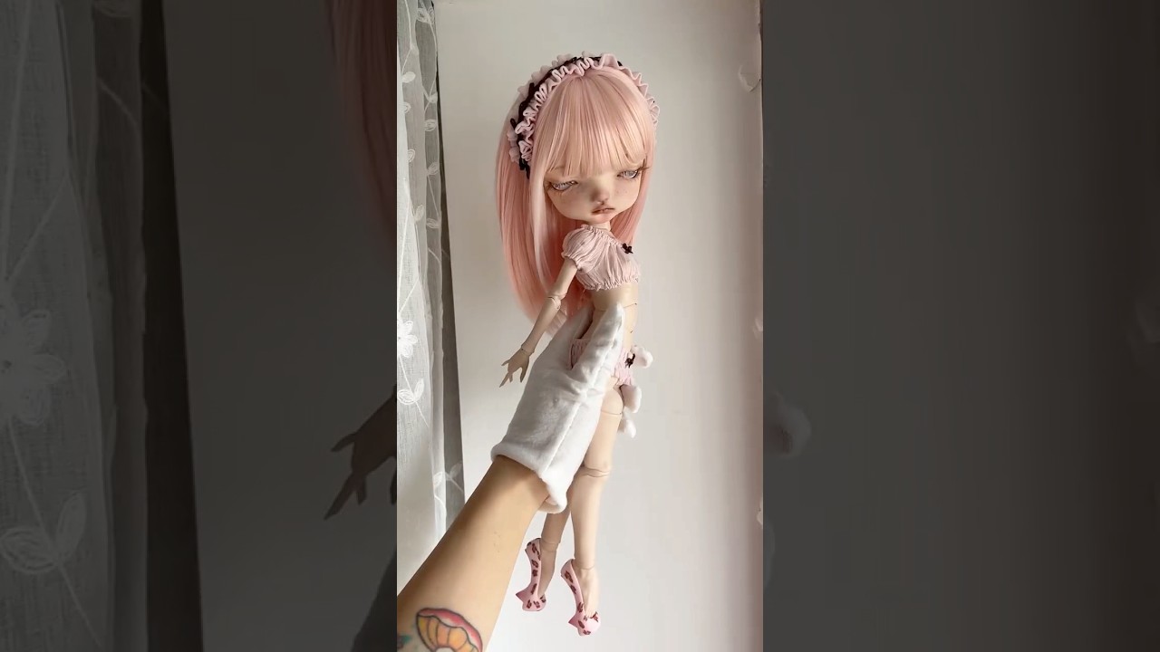 🤍˚ℝ𝕠𝕖𝟚𝕞𝕖 𝔻𝕠𝕝𝕝𝕪 ˚☆ Bubble Love ☆‧ fullset dolls in coral skintone🩰🦷🫧#bjd#doll