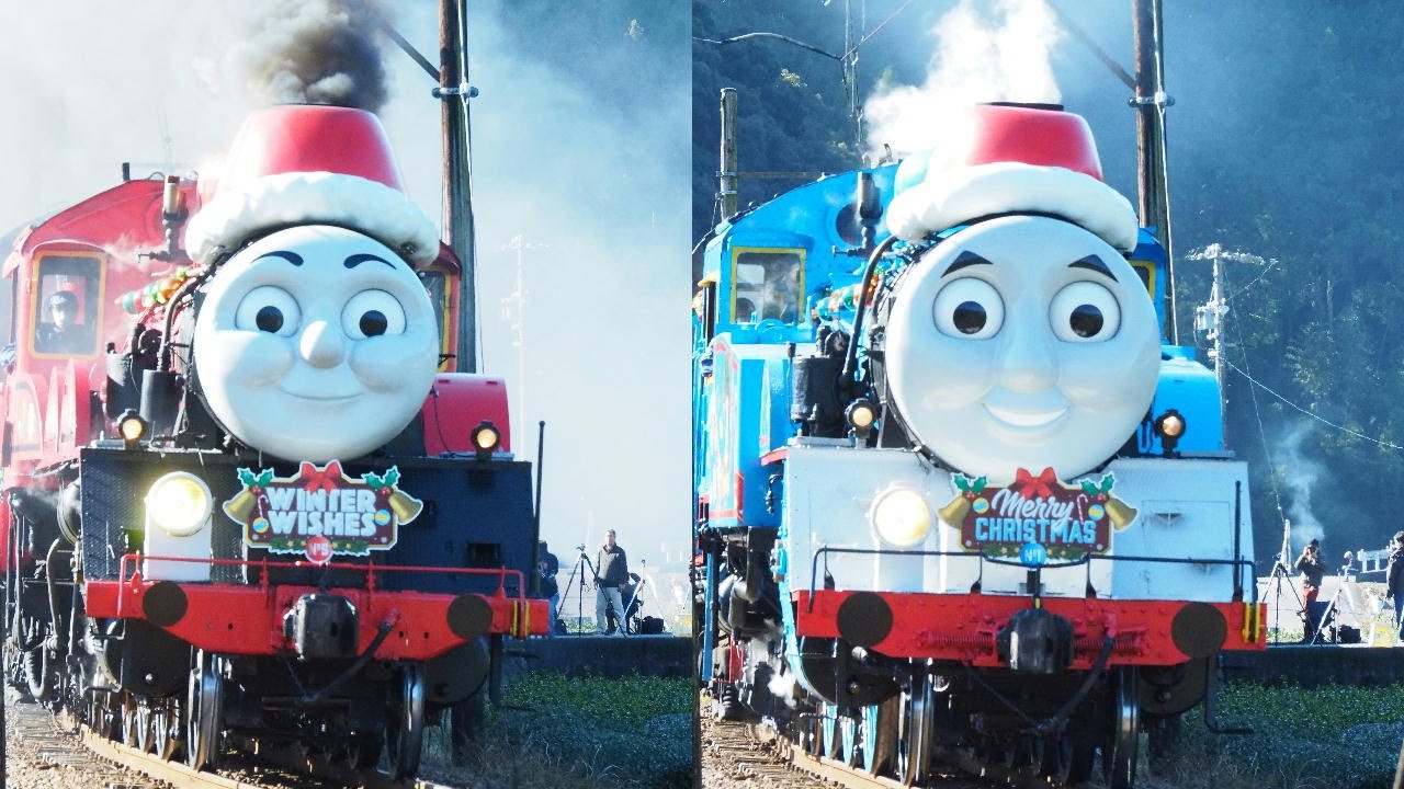 大井川鉄道 きかんしゃトーマス号・ジェームス号 クリスマス特別運転