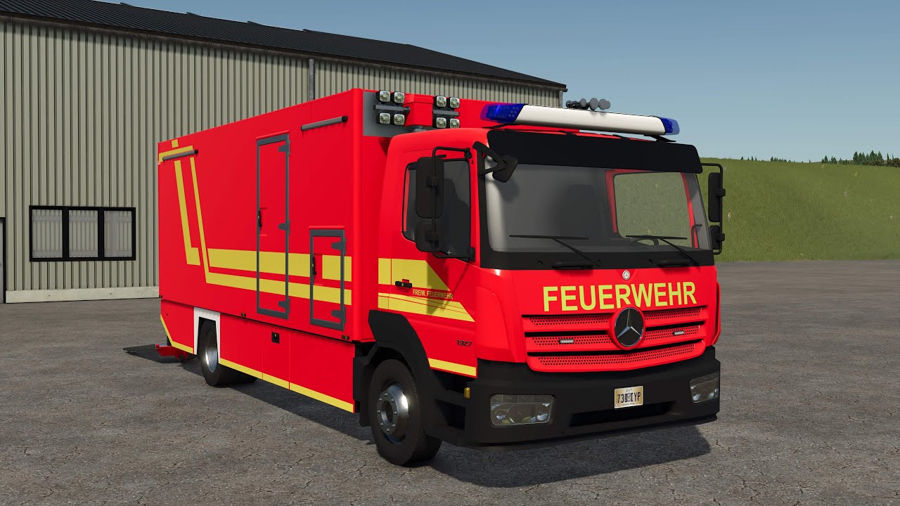 Farming Simulator 25 Mercedes Benz Trucks Logistic Vehicle FS25 Mods