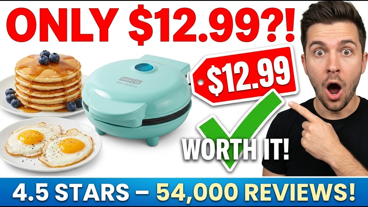 Quick & Easy Breakfasts with the DASH Mini Maker Griddle 🍳 | Perfect Pancakes, Eggs & More