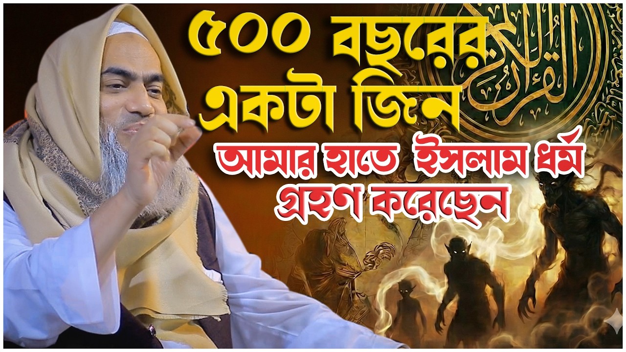 ৫০০ বছরের একটা জিন আমার হাতে  ইসলাম ধর্ম গ্রহণ করেছেন | মুফতি মুস্তাকুন্নবী কাসেমী | Mustakunnabi