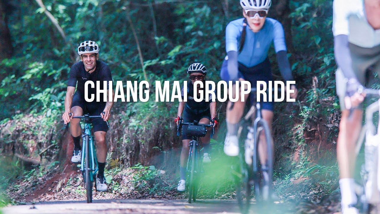 I joined the best group ride in Chiang Mai 🙏🏻