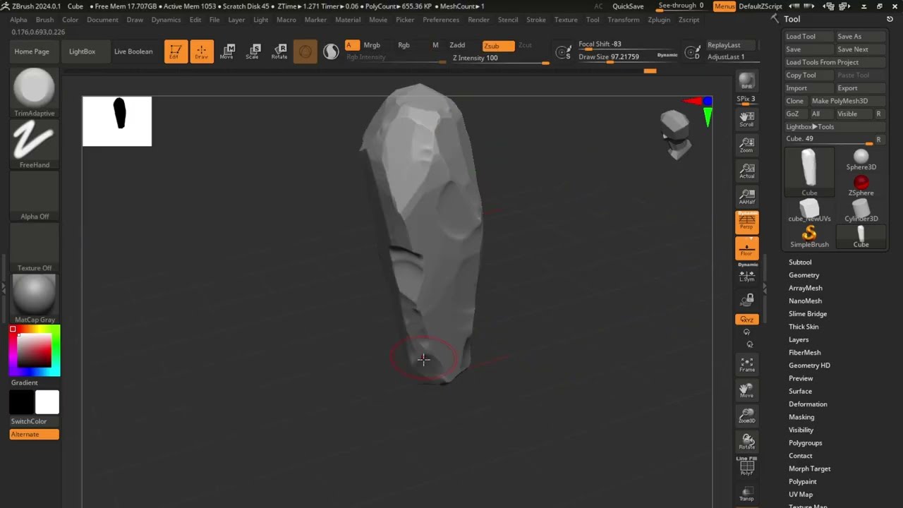 how to make a stylized rock 2.0