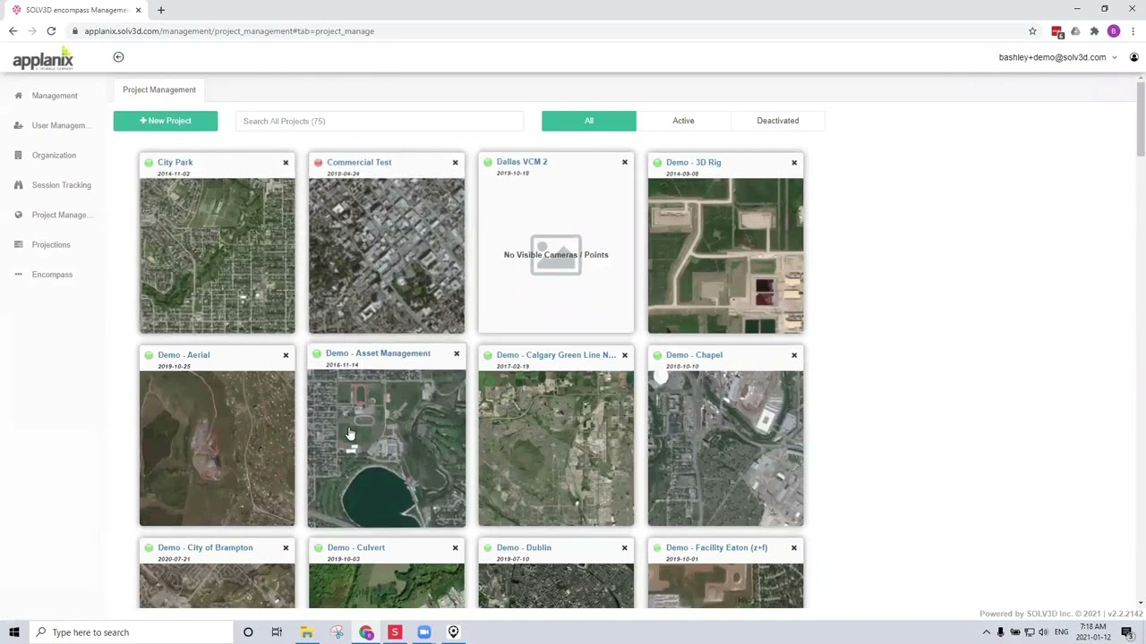 Encompass  - Creating a Project (dep)