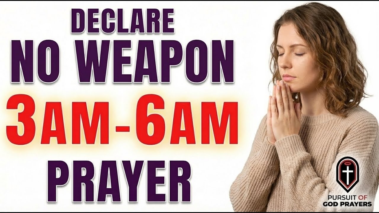 If You Wake Up 3 AM–6 AM, Pray This Breakthrough Prayer: No Weapon Formed Against Me Shall Prosper