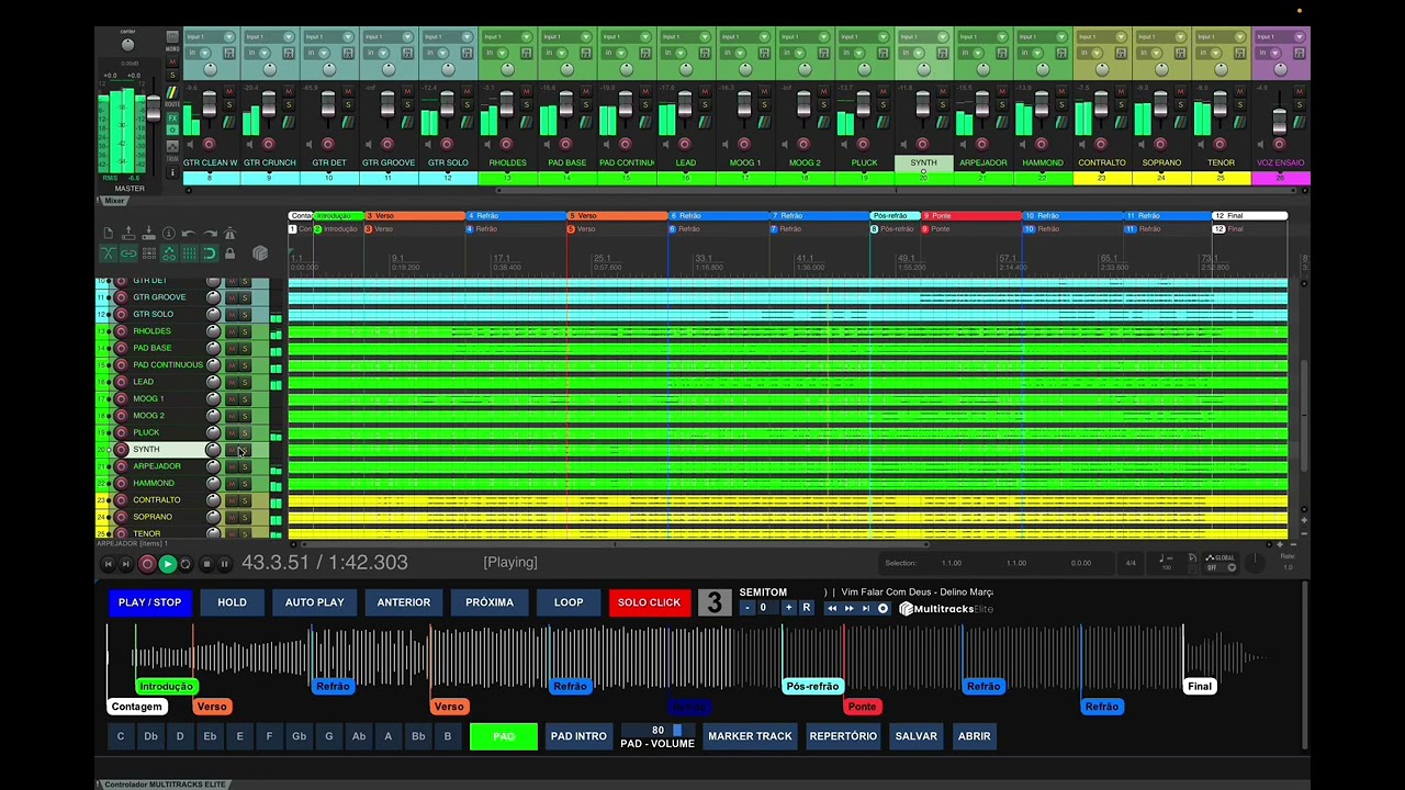 Vim Falar Com Deus - Delino Marçal #multitracks #playbacks #vs 