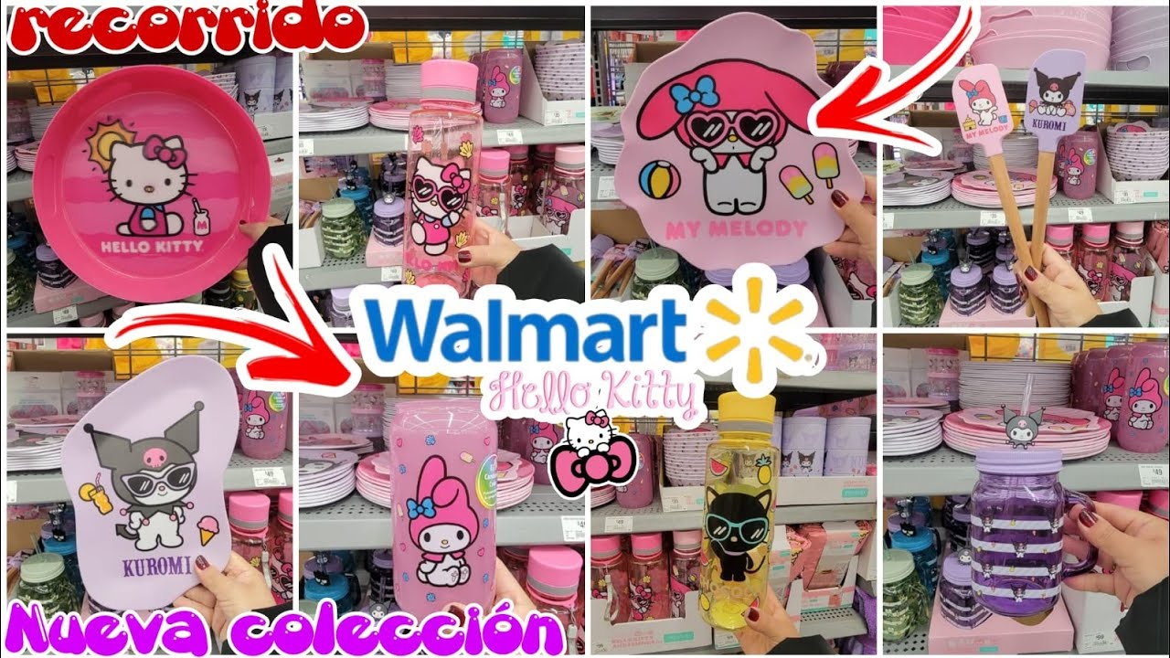WALMART RECORRIDO NUEVA COLECCIÓN HELLO KITTY 🩷 DECORACIONES Y ORGANIZACIÓN PARA EL HOGAR 