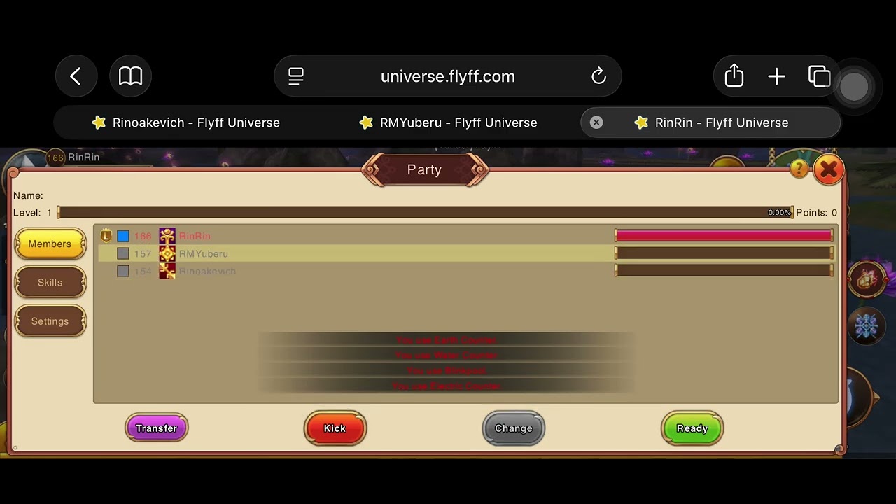 S2pid ios update I can no longer multitab/multi log in on flyff Universe. evn with other browsers