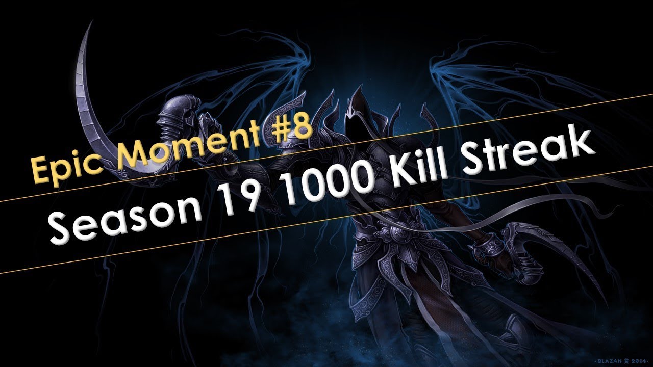 Diablo 3 Season 19 1000 Kill Streak Bonus Patch 2.6.7
