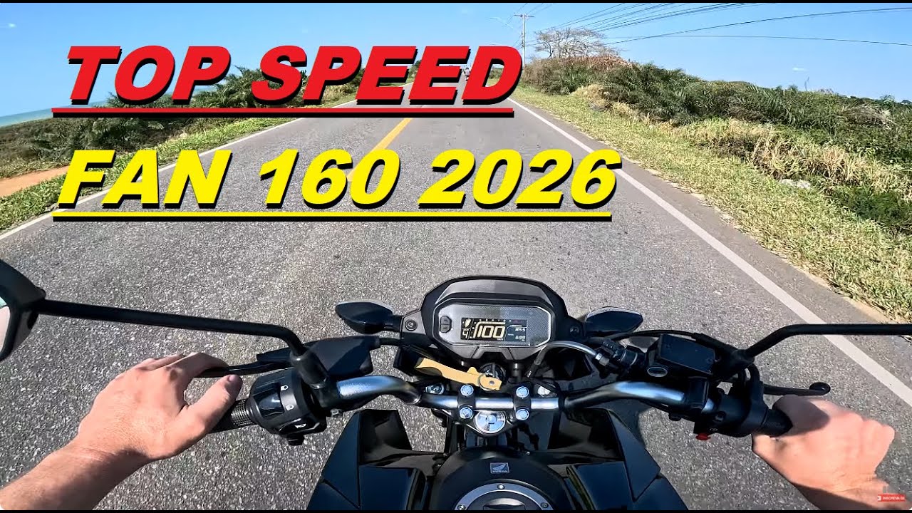 VELOCIDADE MAXIMA FAN 160 2026 TOP SPEED