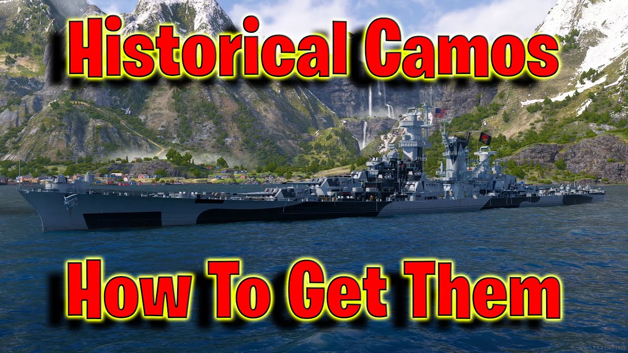 Historical Camos Are Here! Here's How to Get Them! (World of Warships Legends)
