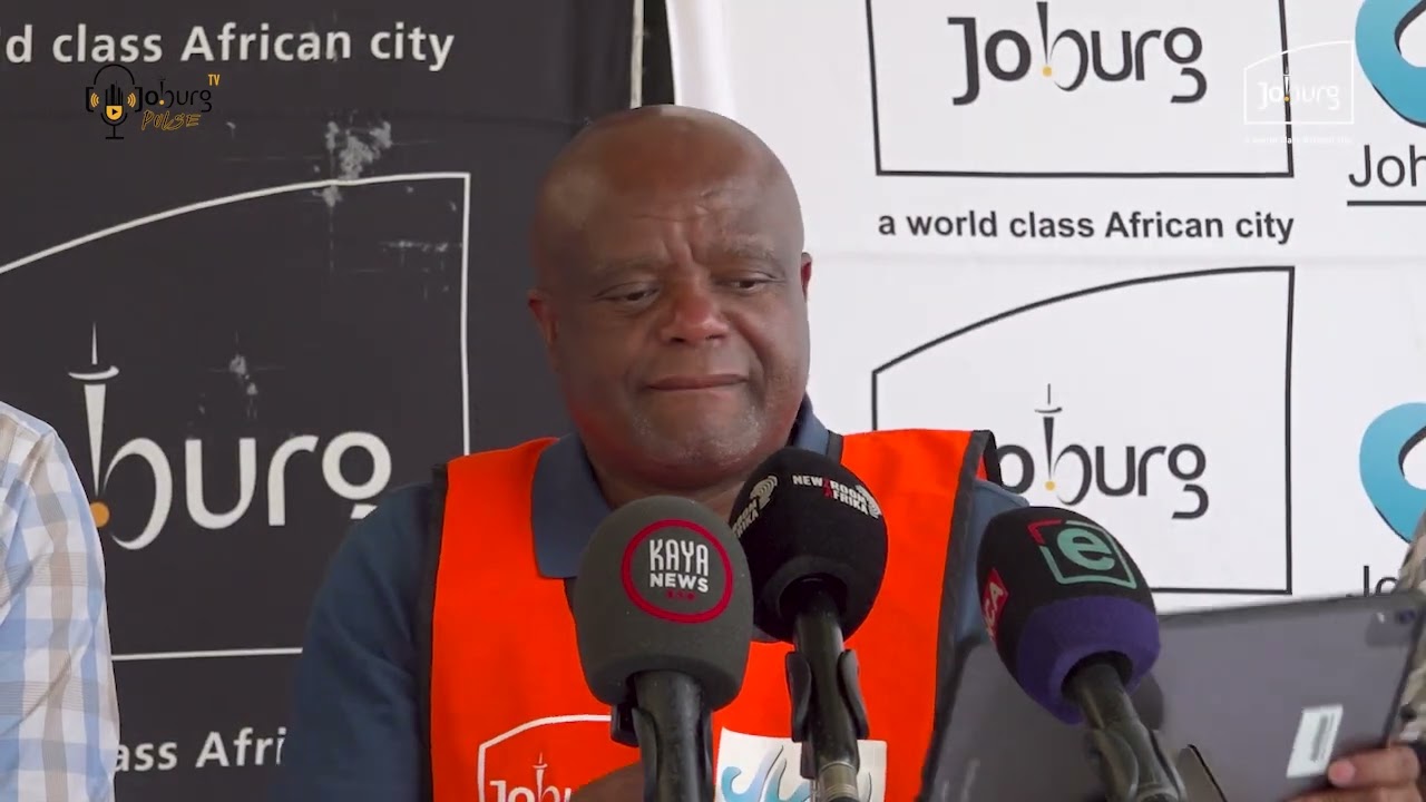 Joburg Water  media briefing