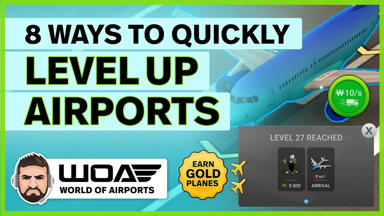 8 Ways to Quickly Level Up in World of Airports - Get Silver Planes Faster