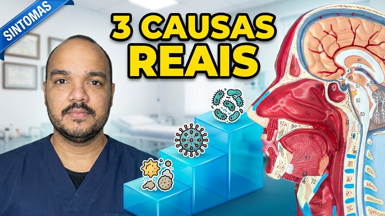🚨 CORIZA E NARIZ ENTUPIDO: 3 PRINCIPAIS CAUSAS e os PRIMEIROS SINTOMAS
