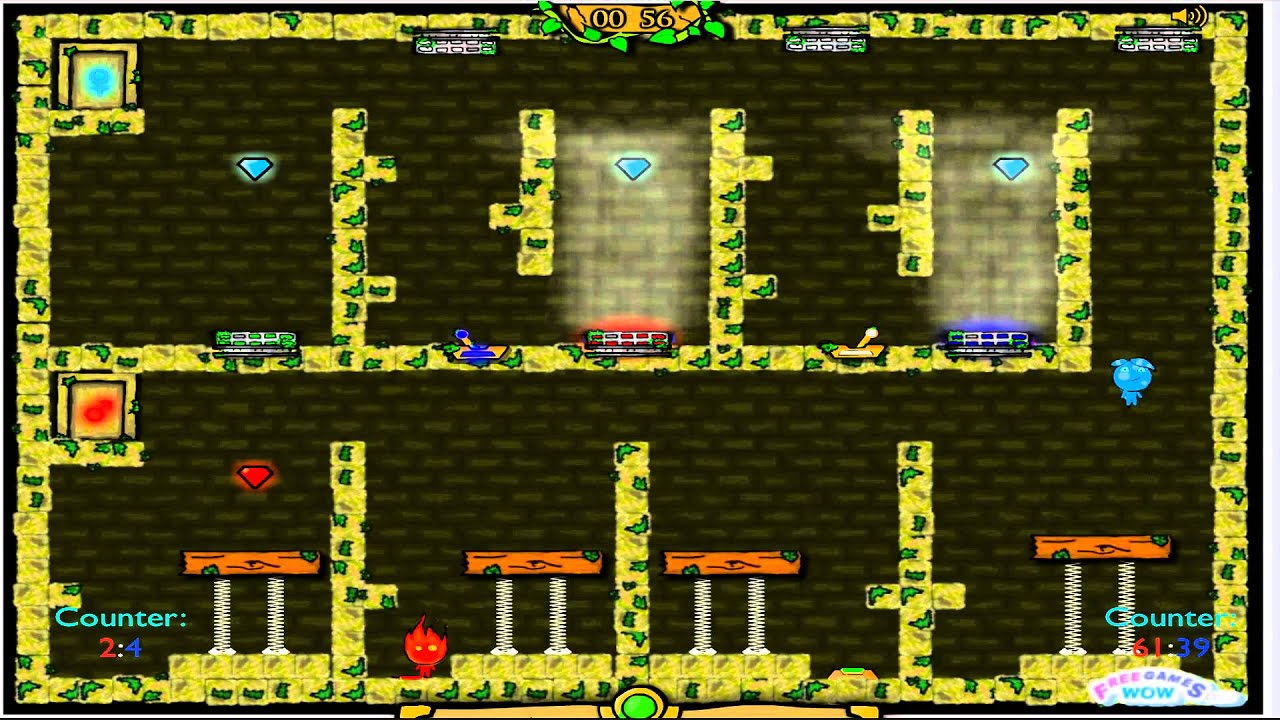 Let's Play Fireboy and Watergirl: The Forest Temple III #001 - Jetzt geht's aufs Ganze