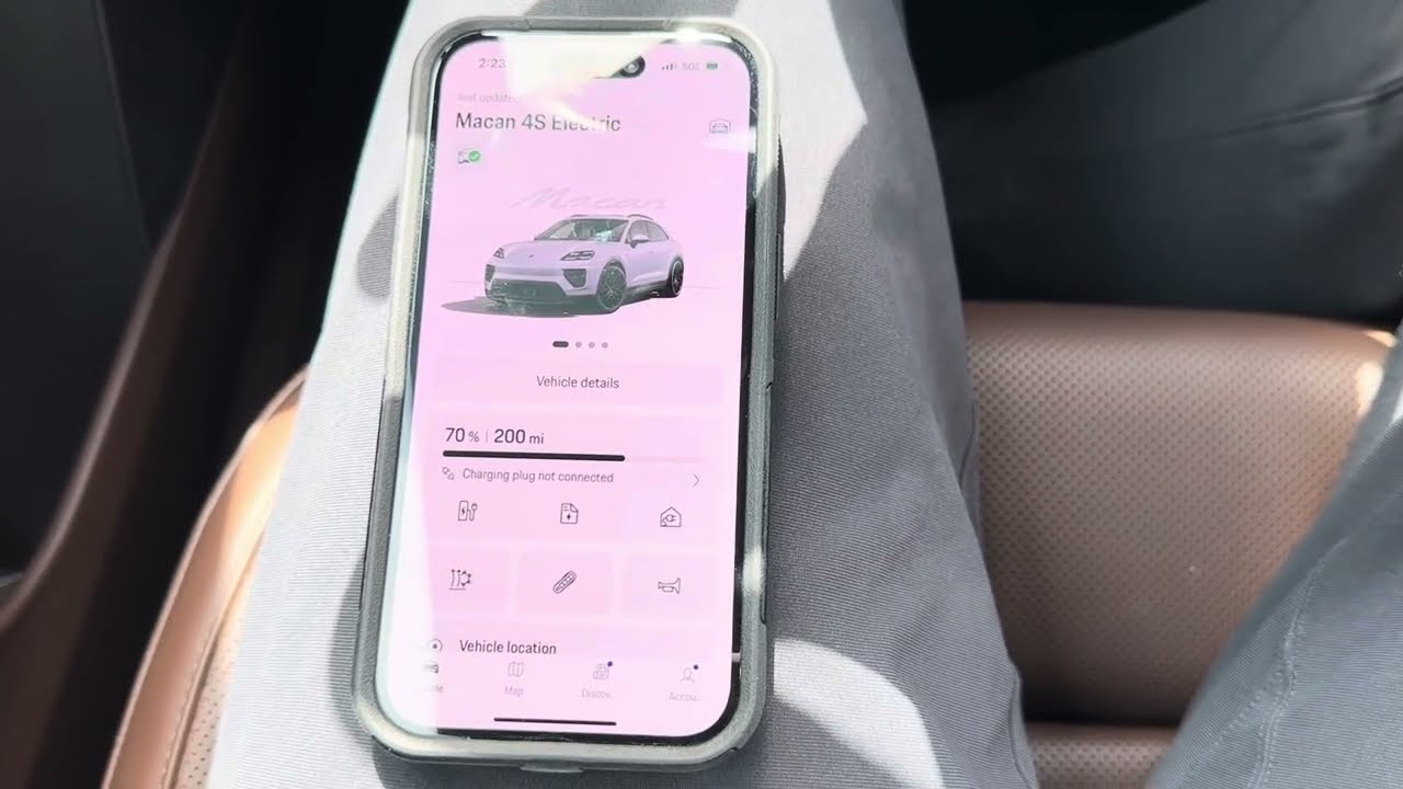 How to Start a Charging Session Using the My Porsche App with a Macan Electric