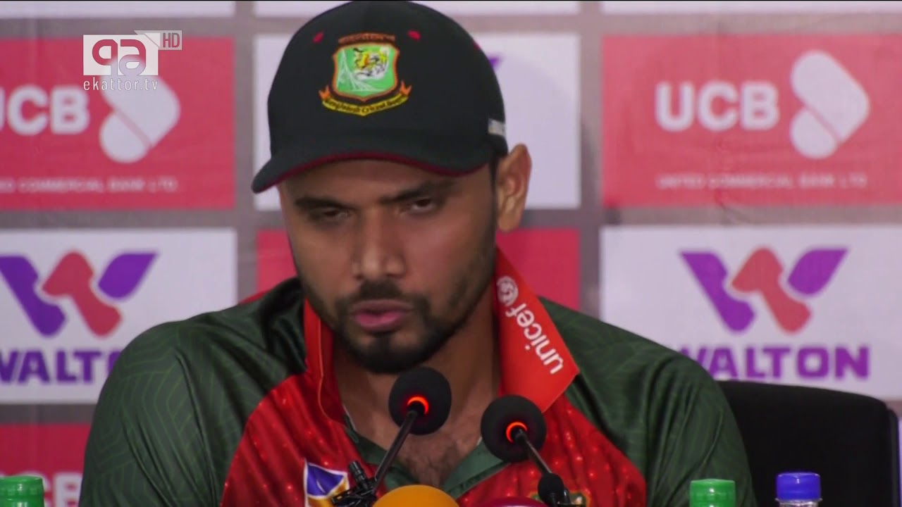 What Mashrafe said in the last press conference | Mashrafe | Captain Fantastic | Cricket | Ekattor TV