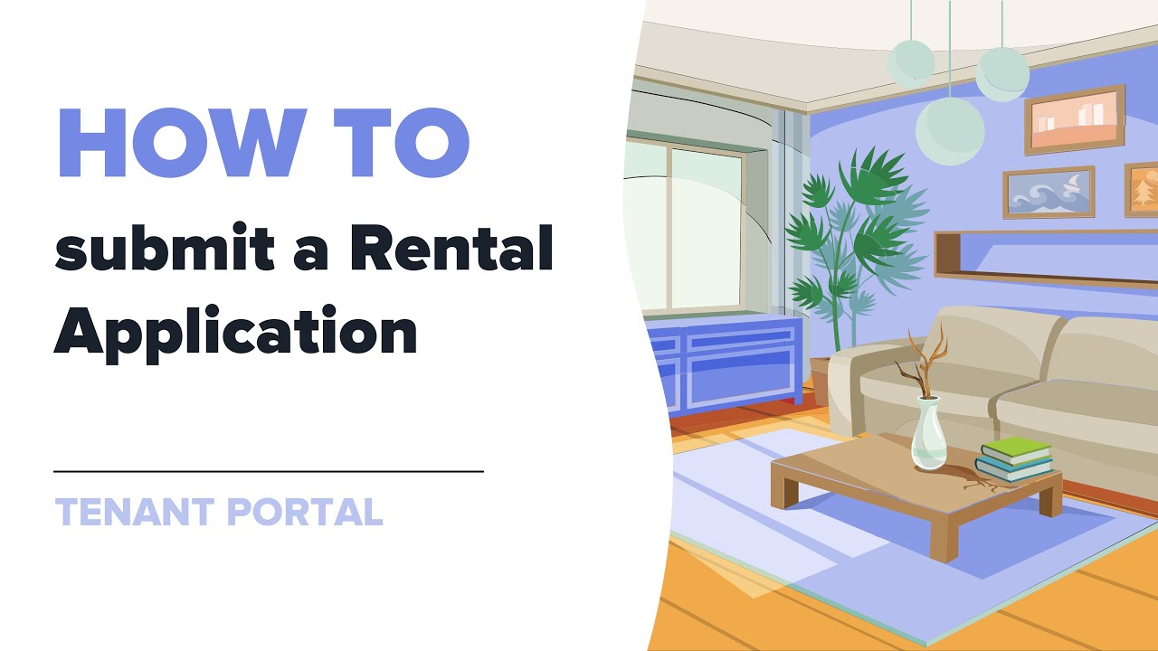 How to submit a Rental Application (Tenant Portal)