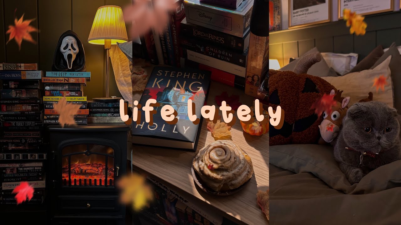 ch.12 life lately | organizing my room, fall decor,  new stephen king book 🍁 🐿️ ☕️
