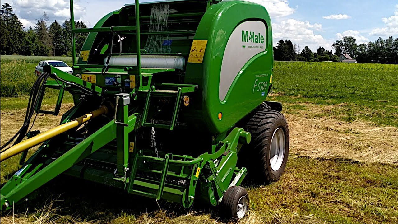 Prasa McHale F5500 podczas pracy | BM DANEX