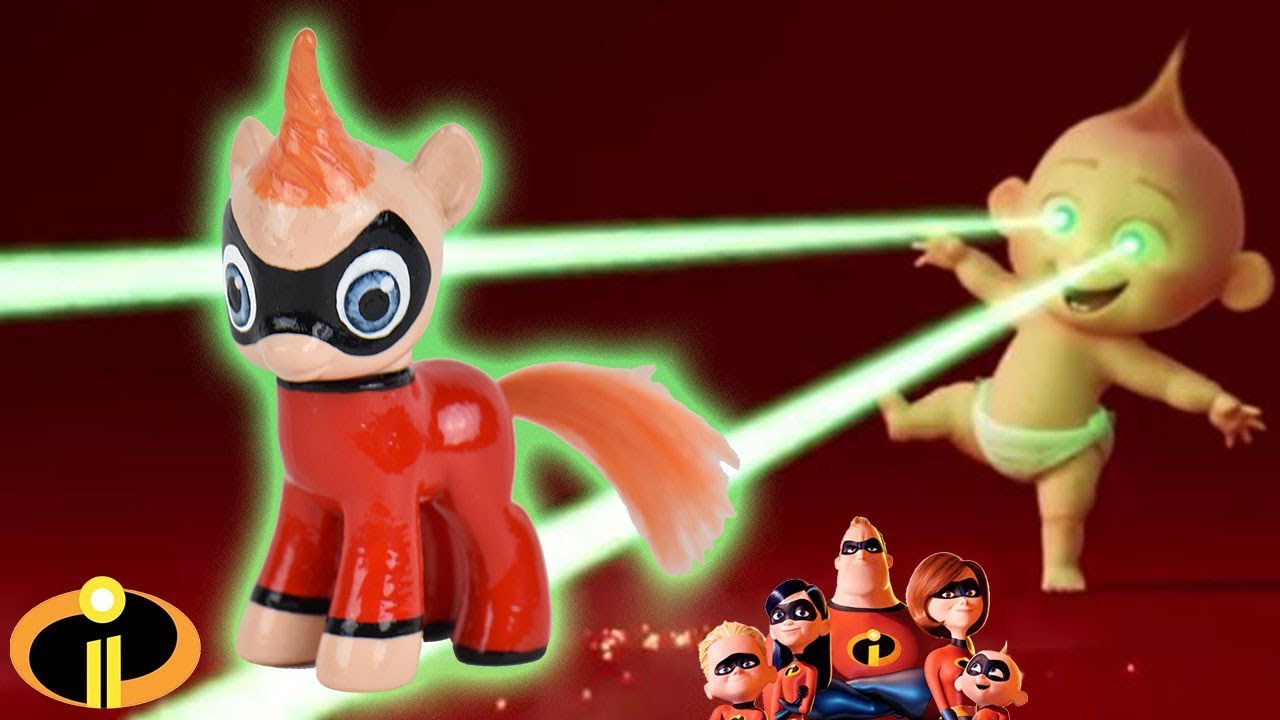 JACK JACK INCREDIBLES 2 PONY Custom DIY Tutorial Disney Superhero MLP My Little