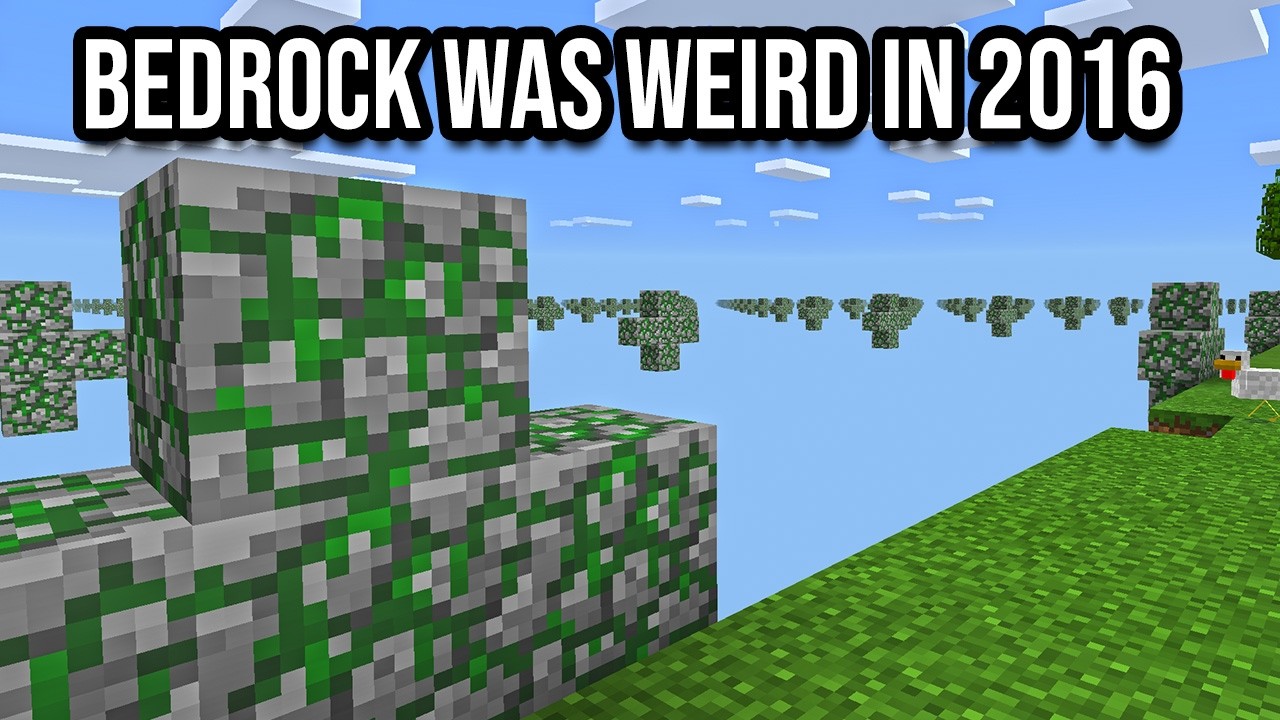 Minecraft Bedrock in 2016 Was Completely Different