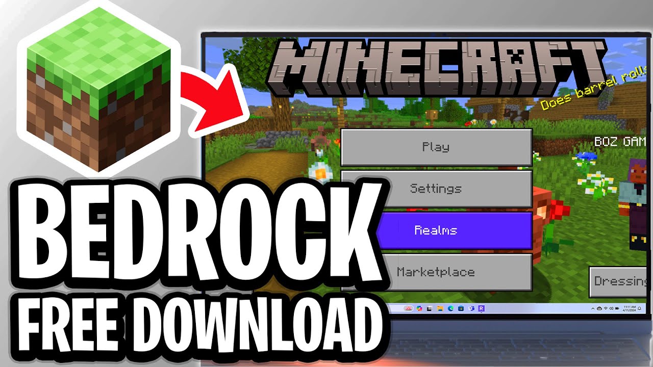 How To Download Minecraft Bedrock Edition For FREE - Full Guide