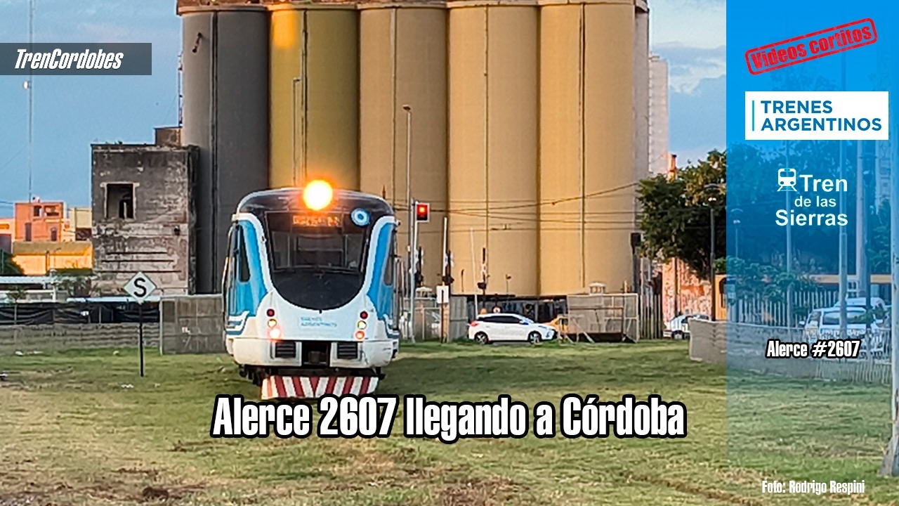 Alerce 2607 llegando a Córdoba 🚉