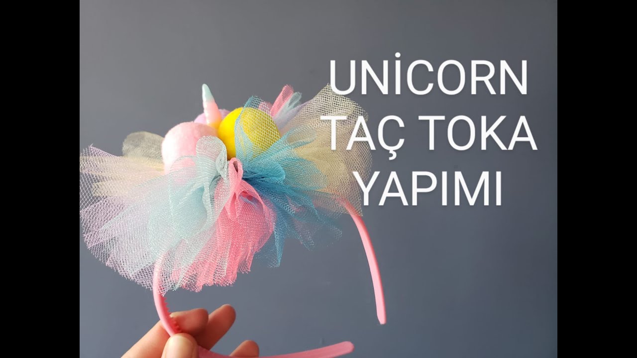 2 YAŞ DOĞUM GÜNÜ HAZIRLIKLARIMIZ / KRİSTAL TÜL İLE DOĞUM GÜNÜ TAÇ YAPIMI / UNİCORN TAÇ YAPIMI 🦄