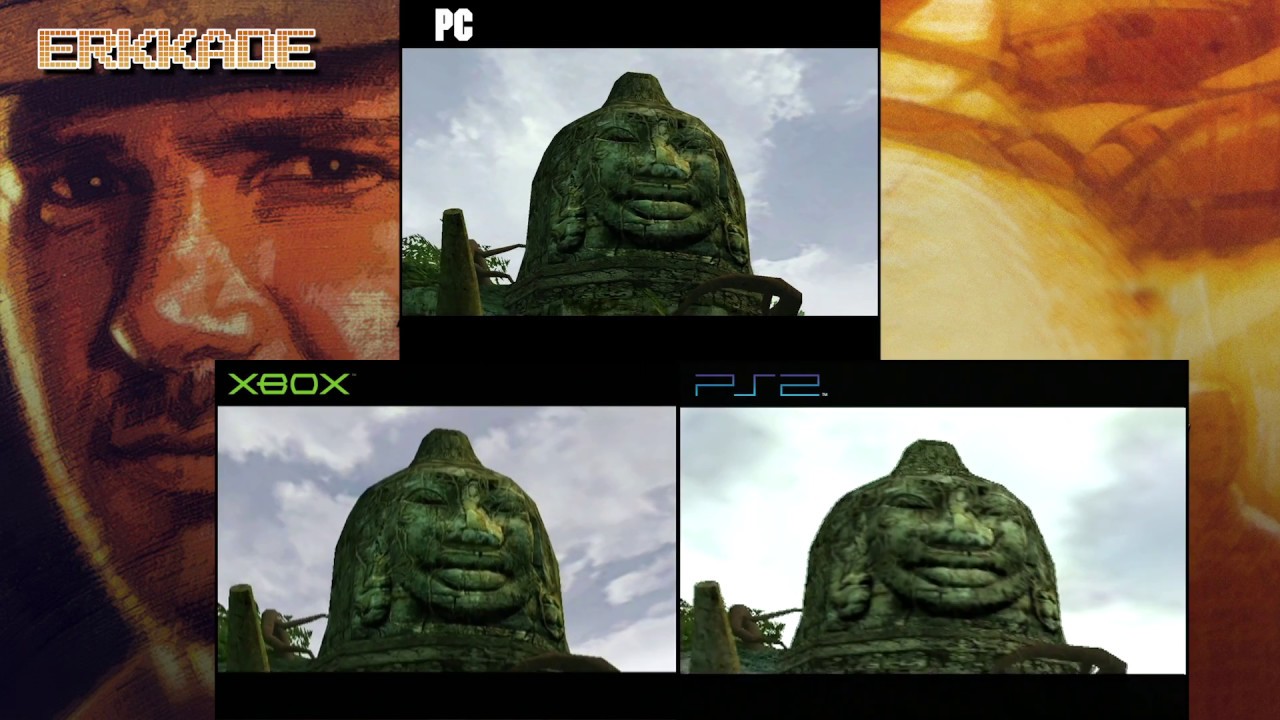 Comparison - Indiana Jones and the Emperor's Tomb PC vs XBOX vs PS2