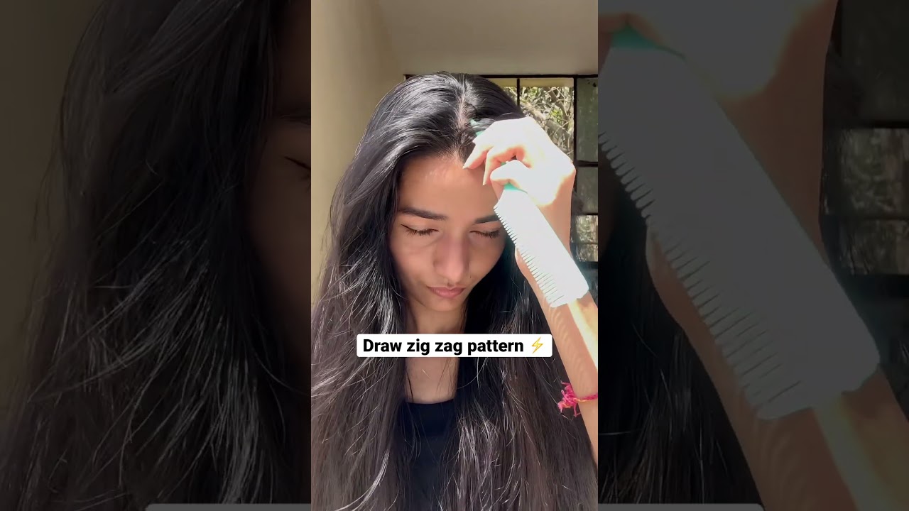 Hack to hide mid part hair balding ✅ #youtubeshorts #beauty #shorts #hair #hack #youtube