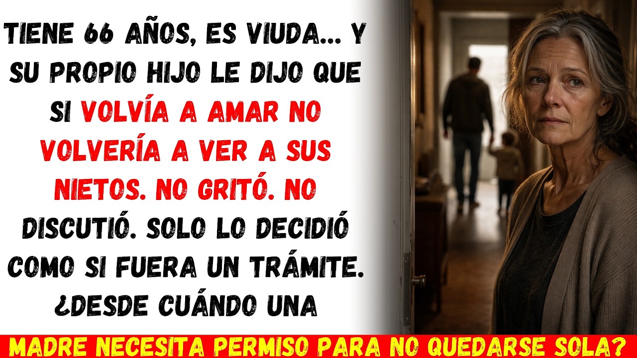 Mi hijo me dijo que si amaba otra vez no volvería a ver a mis nietos