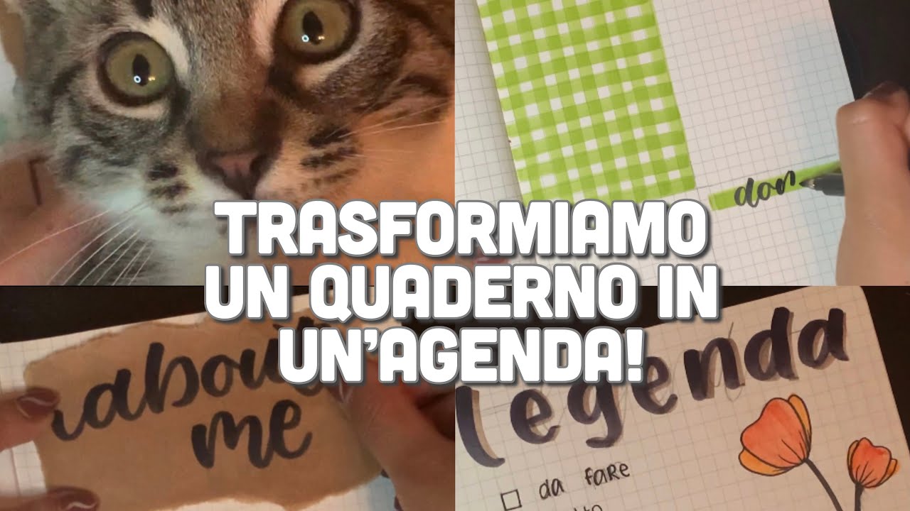 Trasformo un quaderno in un’agenda! ✨